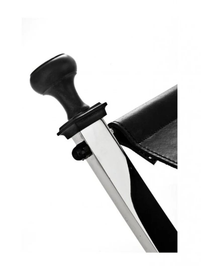 Casa Padrino Luxus Hocker mit schwarzem Leder 61 x 46 x H. 48 cm - Limited Edition