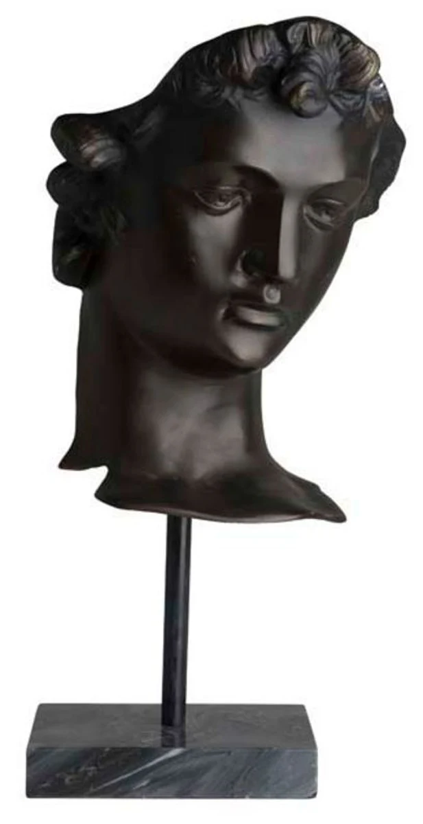 Casa Padrino Designer Steinskulptur Antik Bronze - Luxus Dekoration