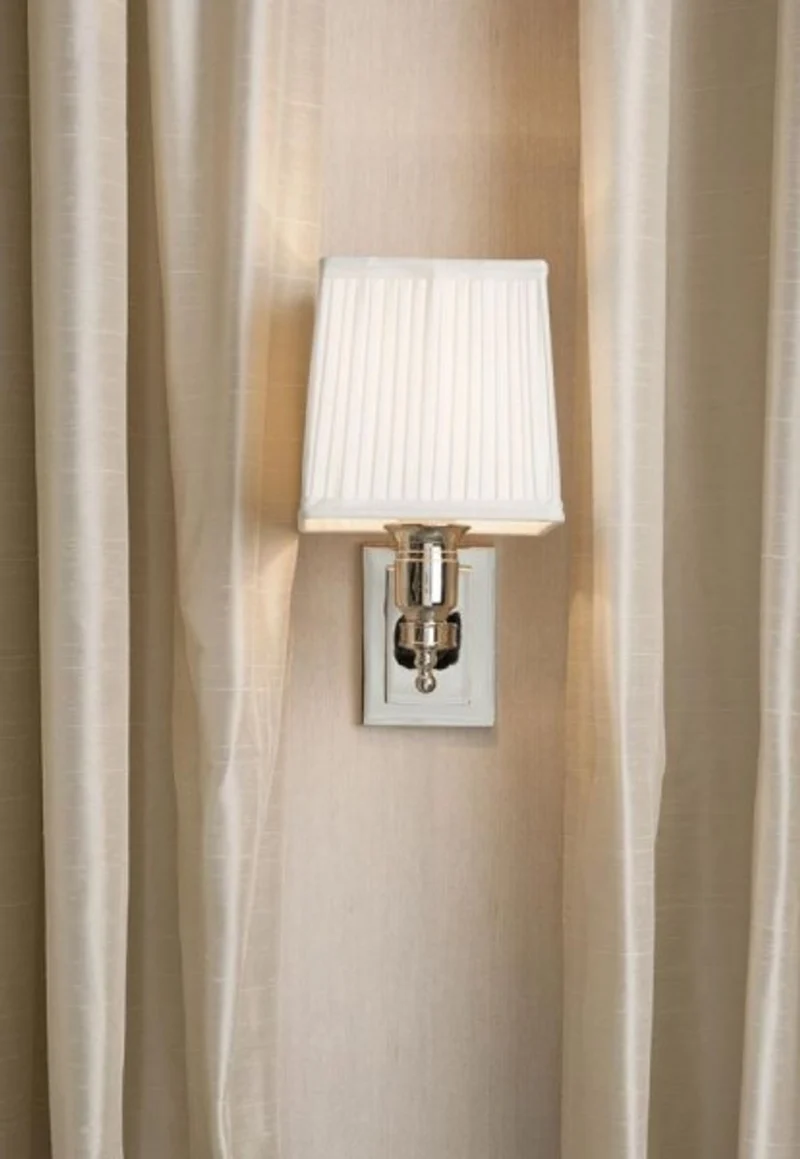 Casa Padrino Luxus 1er Wandleuchte Nickel - Luxus Qualität