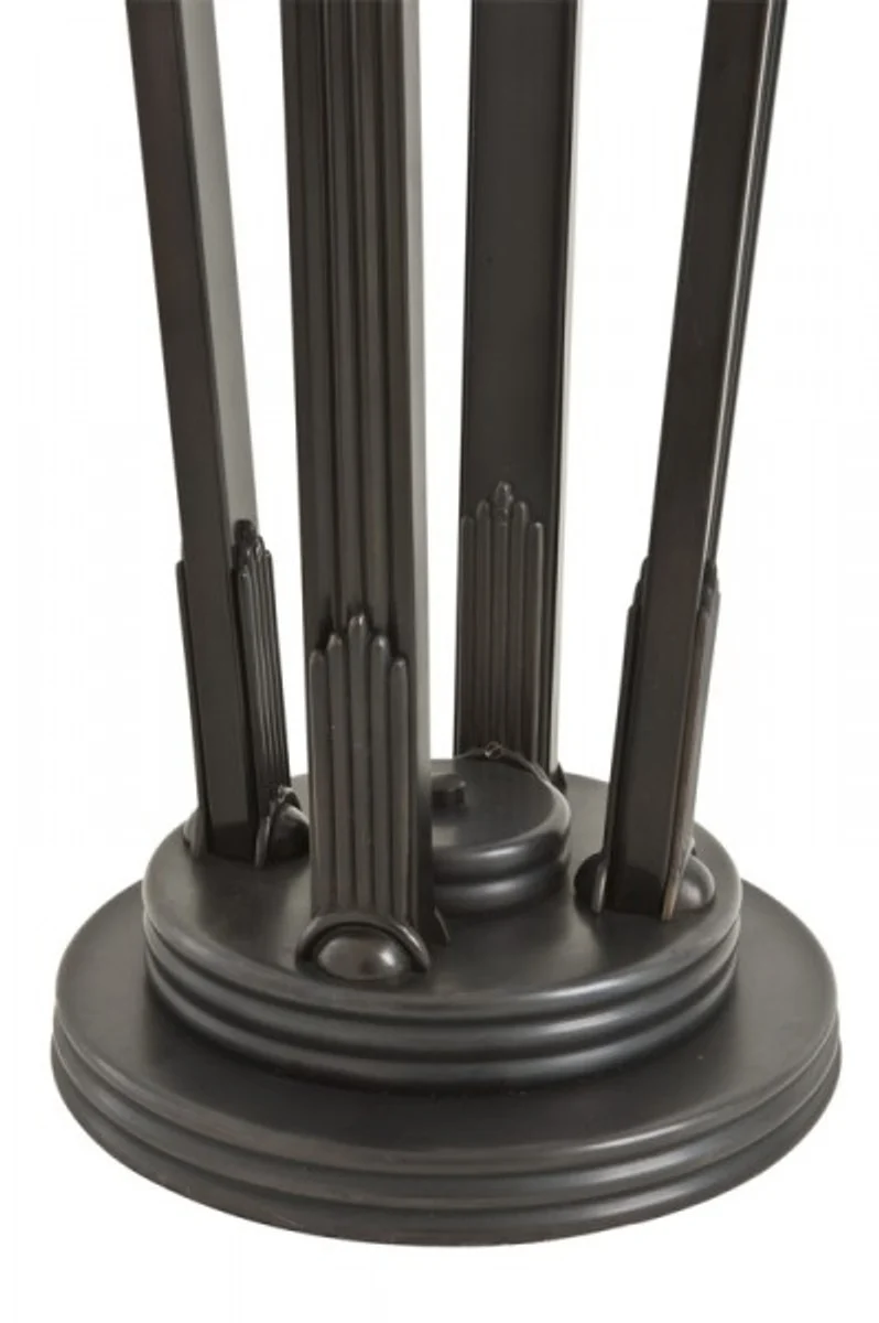 Casa Padrino Luxus Barock Beistelltisch / Säule Messing Vintage Bronze Finish 36 x H 105.5 cm